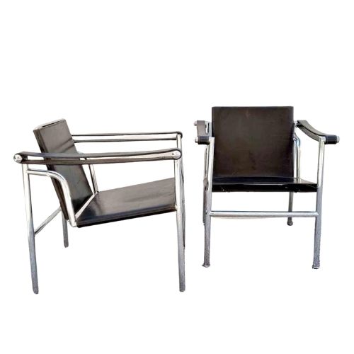 Fauteuil Le Corbusier LC1 Basculante C08 - Italy Classics