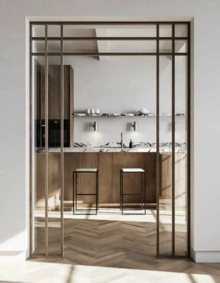 Verrière en bois : ces inspirations pour structurer l'espace -BCG