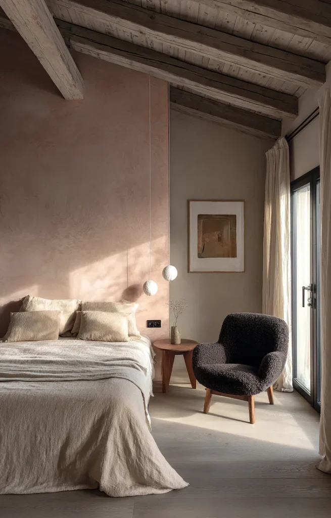 Chambre rose : inspirations et idées du rose poudré au nude