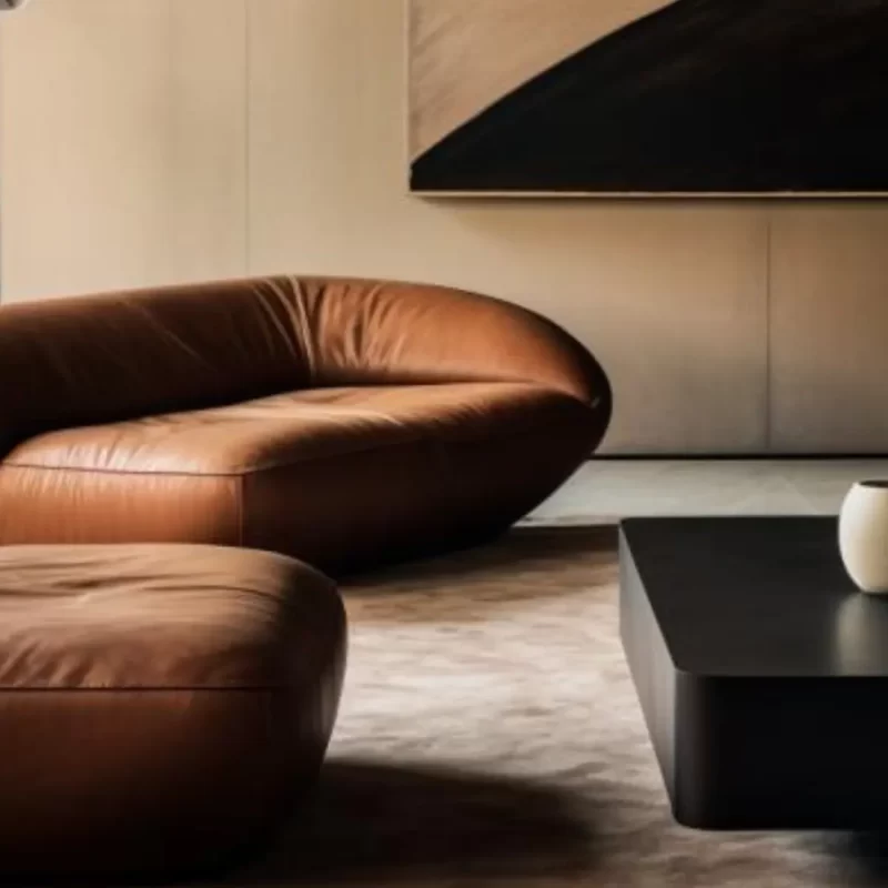 Idee-deco-canape-cuir-marron